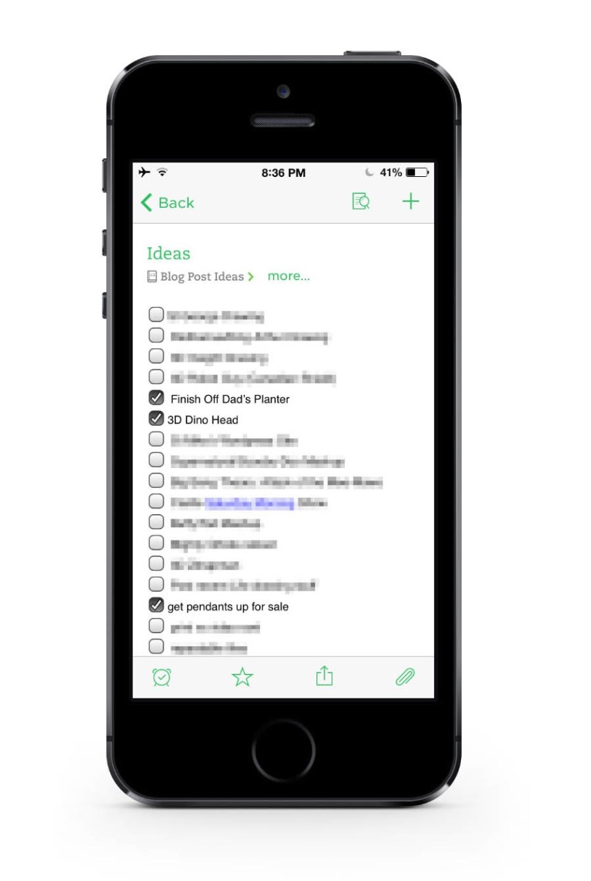 Evernote List