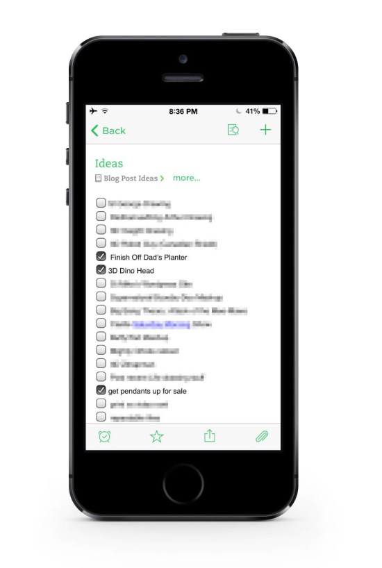 Evernote List