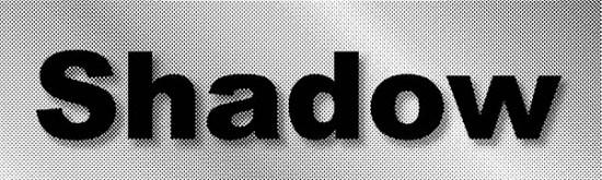 This background already had lots of extra black in it. A soft shadow is easier to maintain in this instance.