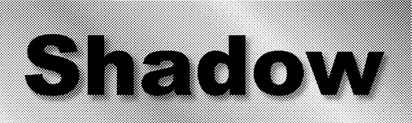 This background already had lots of extra black in it. A soft shadow is easier to maintain in this instance. 