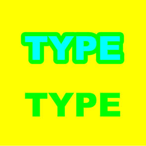 Here are two options to trap. One is to spread the cyan into the background. Makes a nice green. And is hard to read the type.